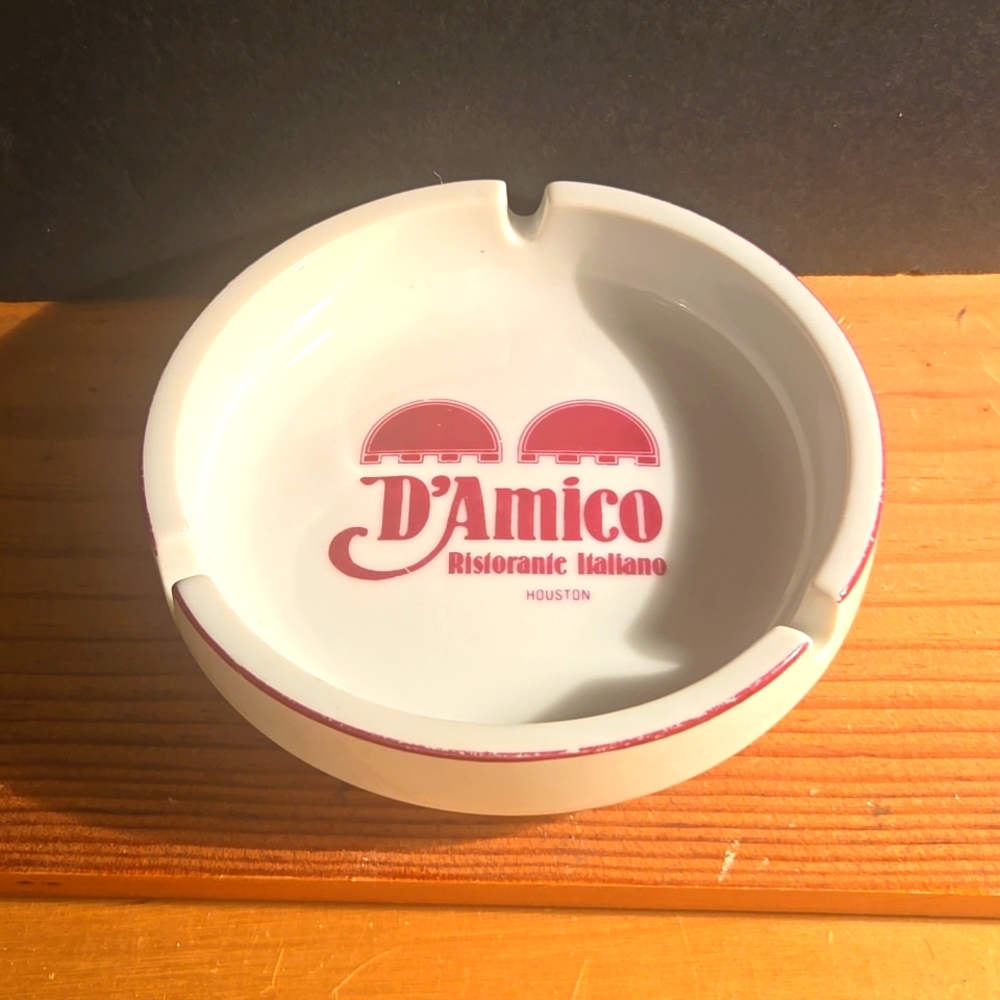 RARE D'AMICO RISTORANTE ITALIANO RESTAURANT HOUSTON TEXAS ASHTRAY